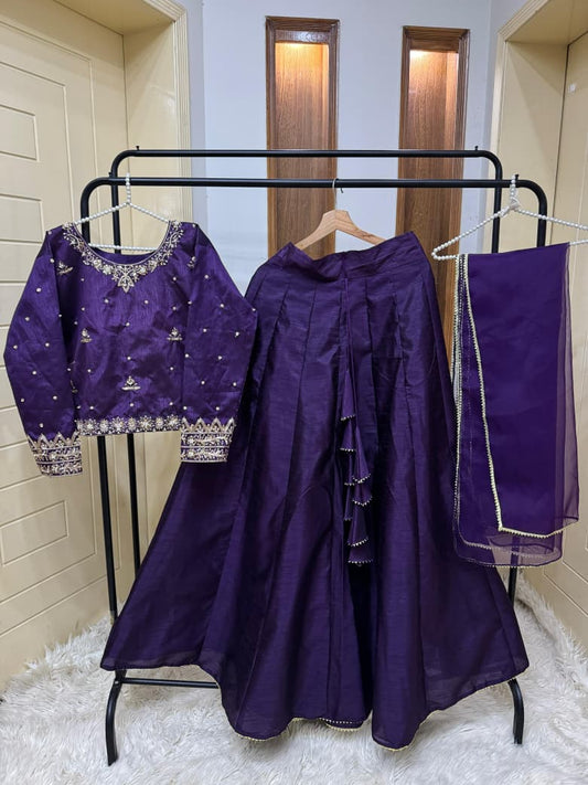 Pure Rawsilk  Lehnga Choli