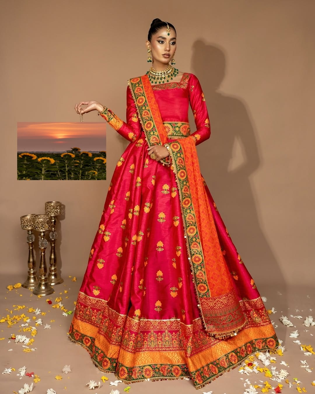 Indian Rawsilk  Lehnga Choli