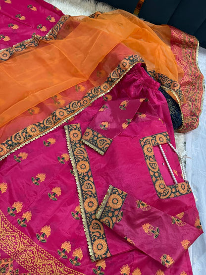 Indian Rawsilk  Lehnga Choli
